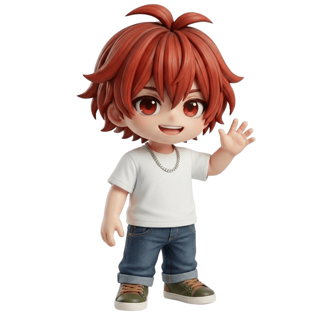 Sam, the Life In Simulation mascot, waving
